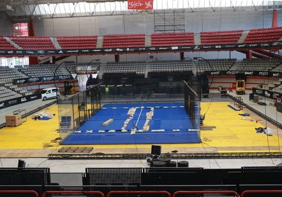 Un pabellón deportivo de Gijón