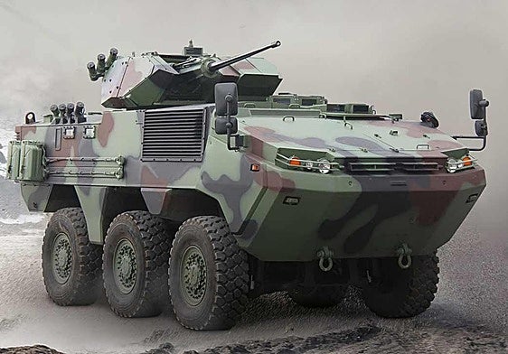 El vehículo blindado ARMA 6x6 de la empresa turca Otokar.