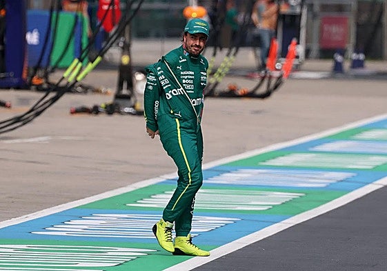 Fernando Alonso, en el Circuito Internacional de Shanghái.