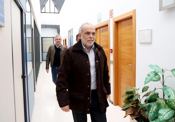José Manuel Ferreira, el lunes en la sede de Fade, adonde acudió para presentar sus avales.