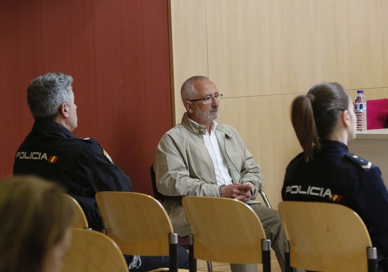 Felipe A. R. en el juicio celebrado en la Audiencia Provincial.