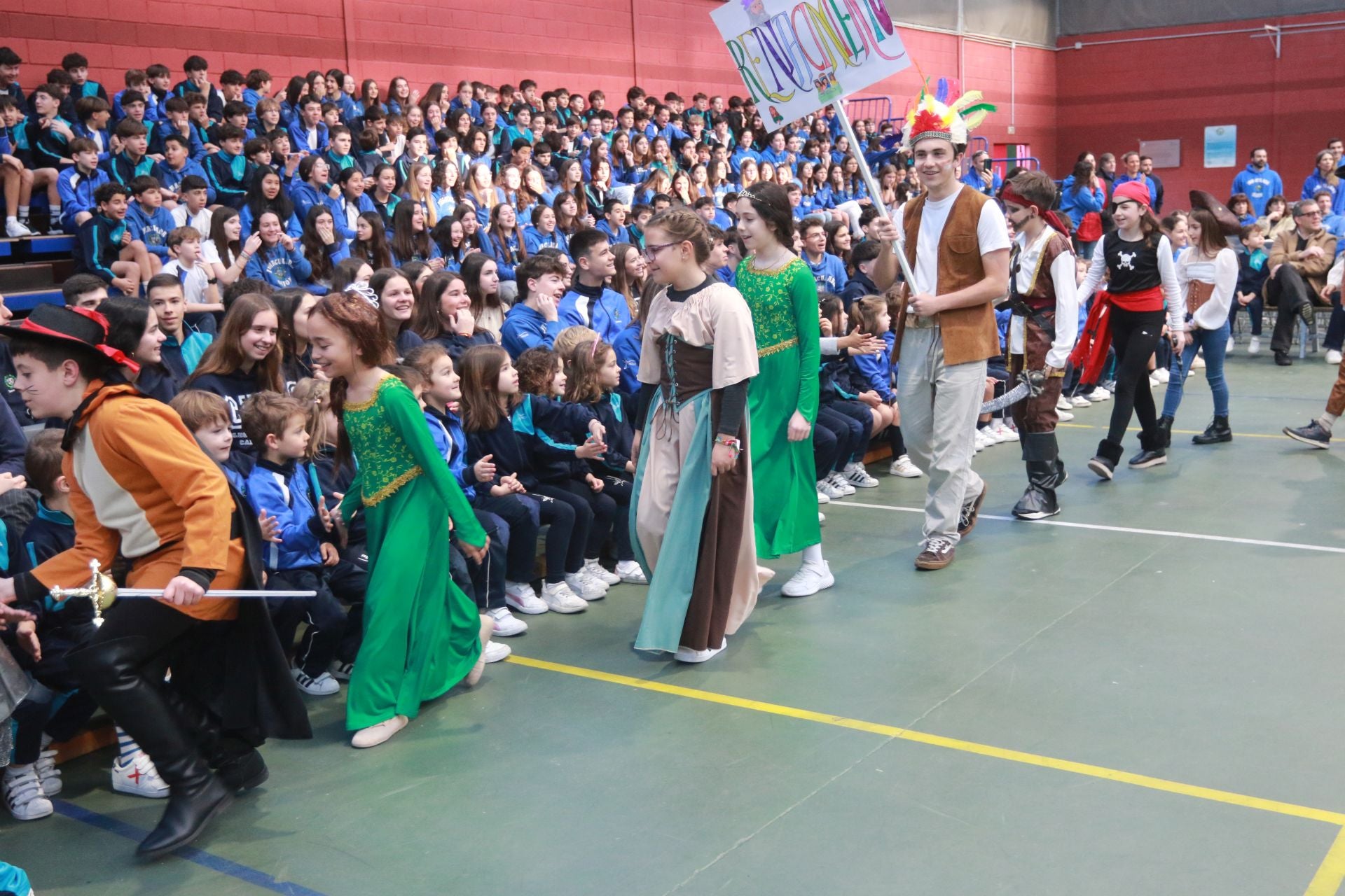 Fiestas colegiales en la Inmaculada de Gijón