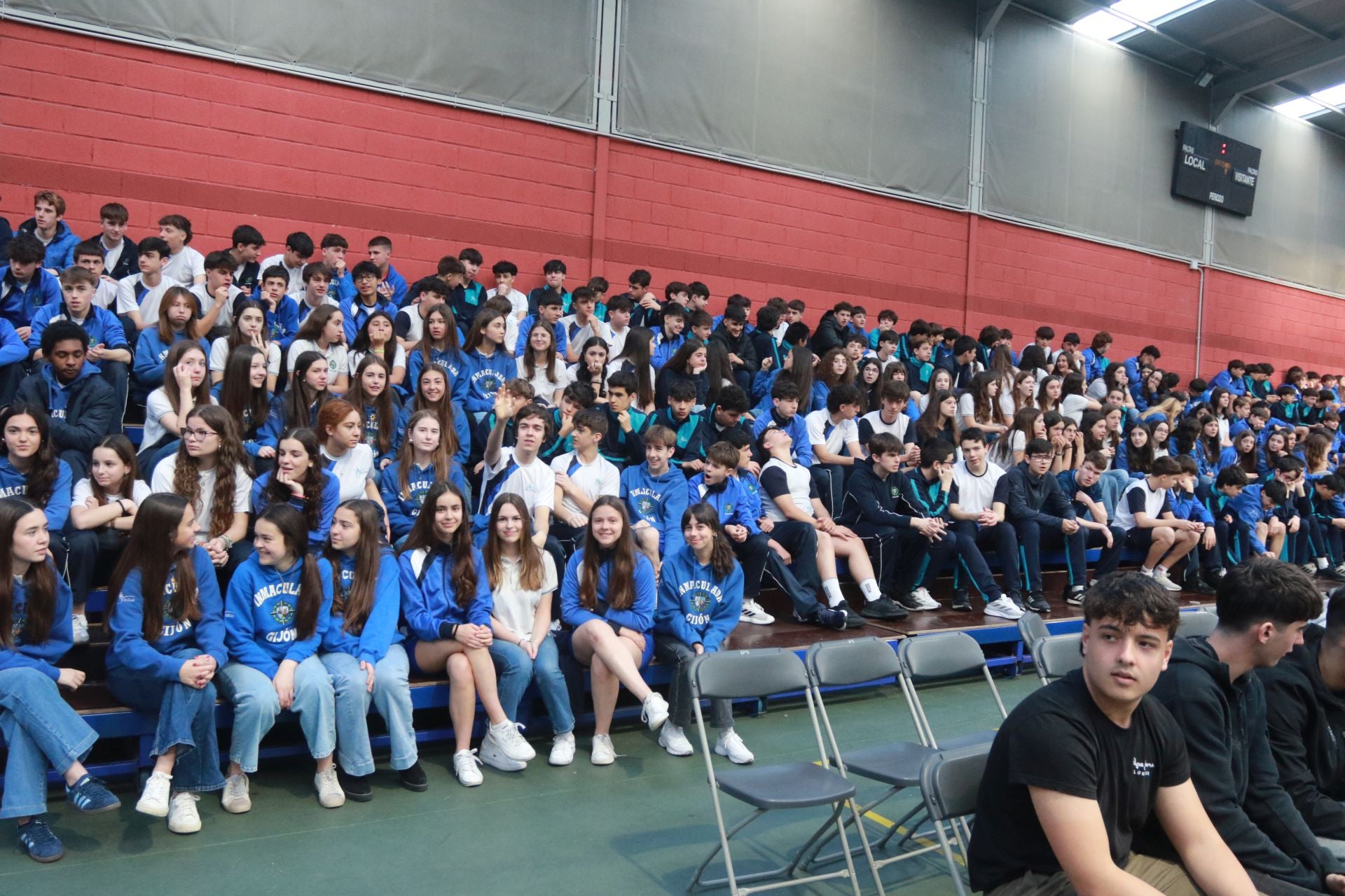 Fiestas colegiales en la Inmaculada de Gijón