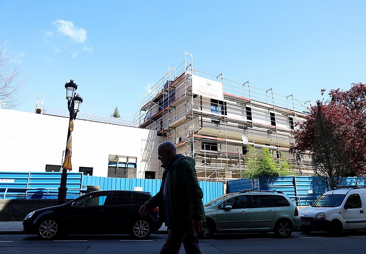 El estado actual de las obras en el centro de menores Los Pilares.