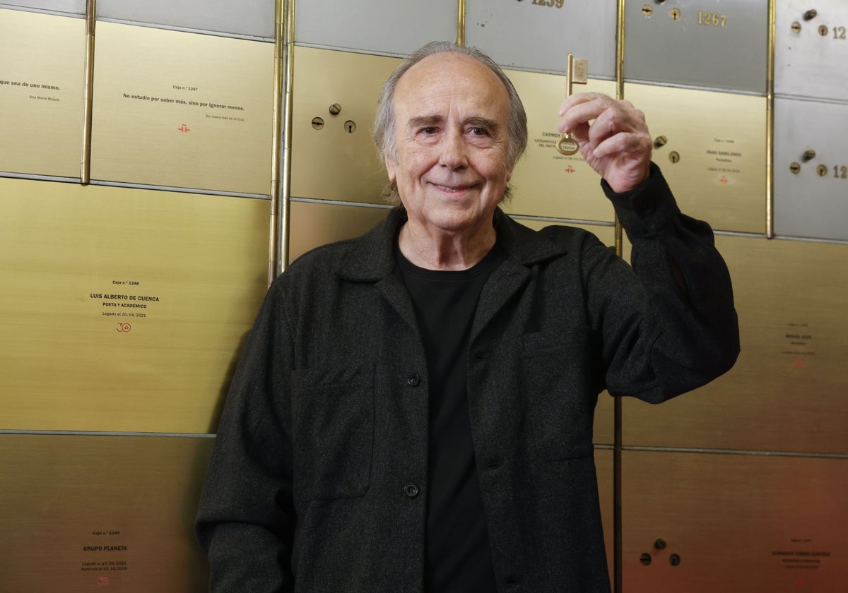 La Caja de las Letras recibe los tesoros de Serrat