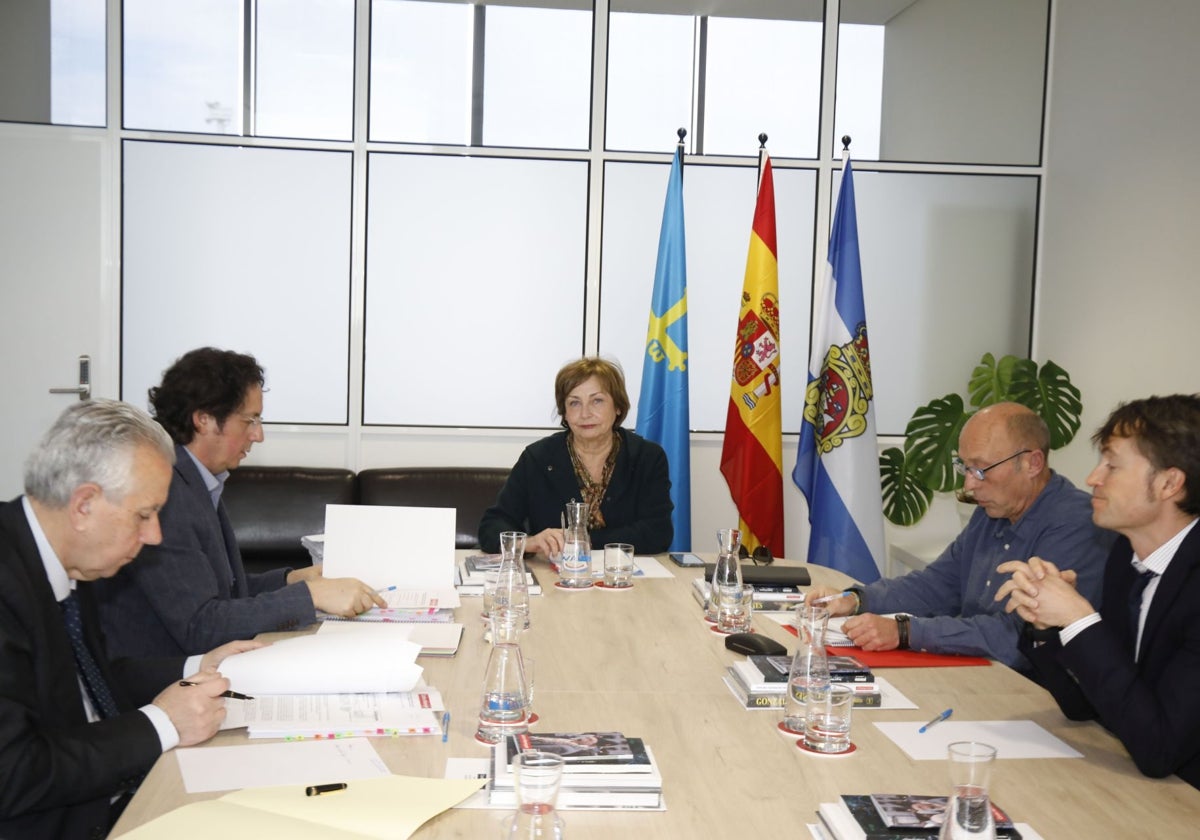 Un momento de la reunión del patronato celebrada el pasado mes de marzo.