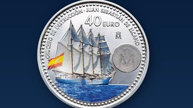 Imagen después - Las dos caras de la moneda de la Princesa Leonor: así es la pieza especial del Juan Sebastián Elcano