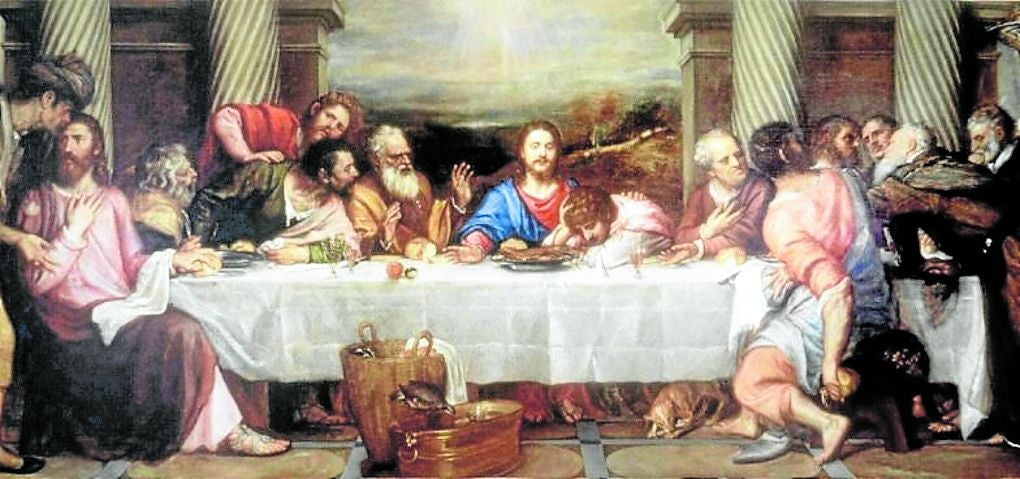 Obra que Tiziano pintó por encargo de Felipe II para el monasterio de El Escorial.