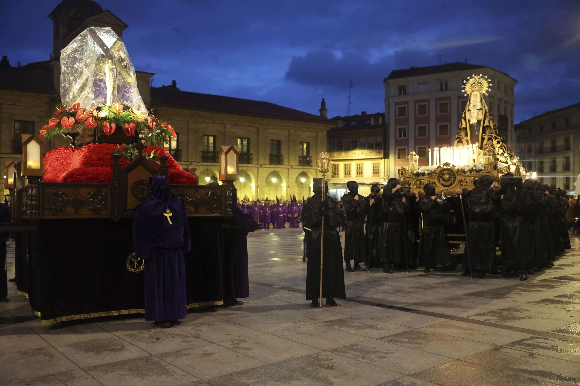 Procesión del Encuentro en Avilés
