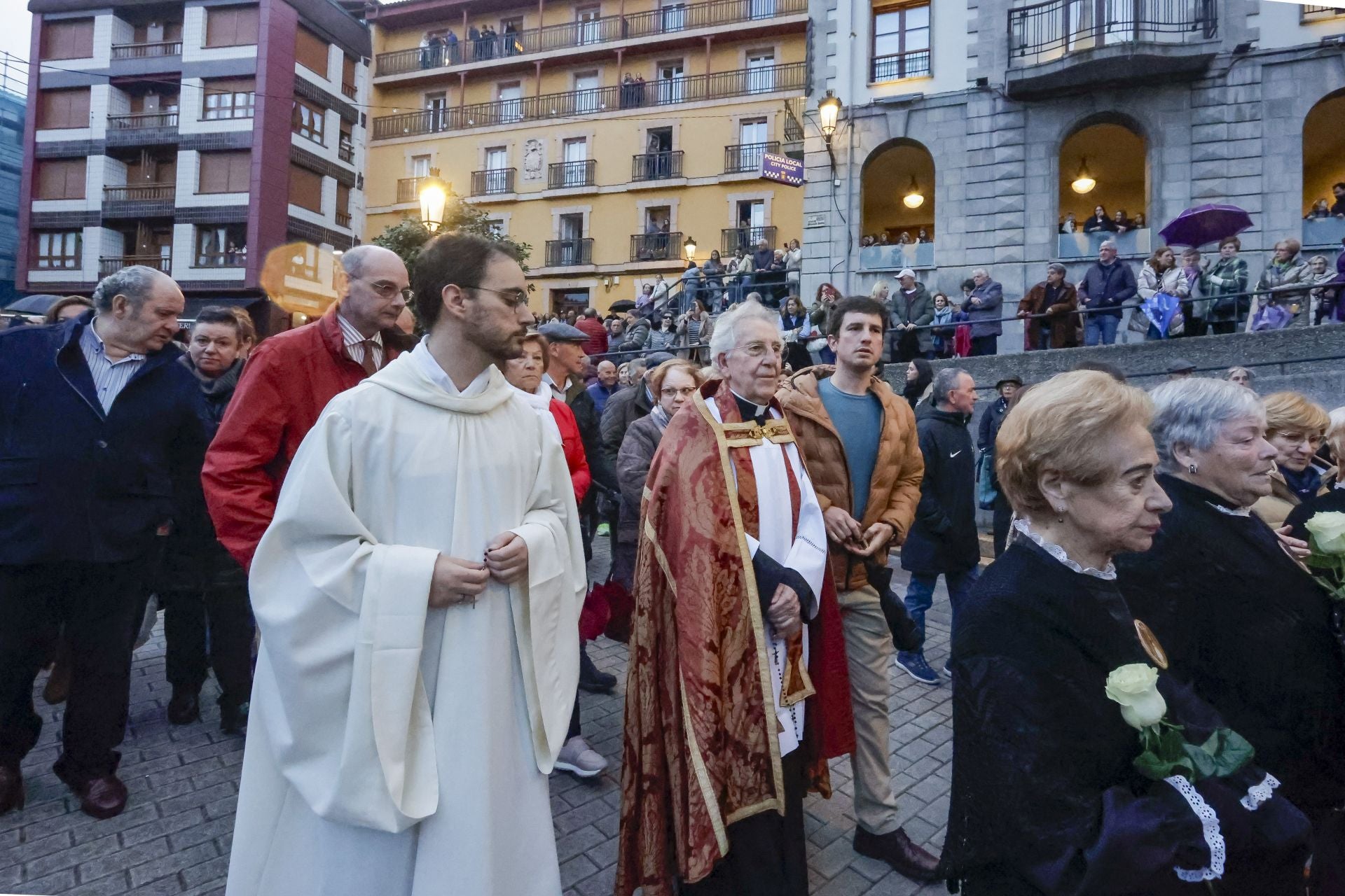 Procesión de la Virgen del Rosario en Candás