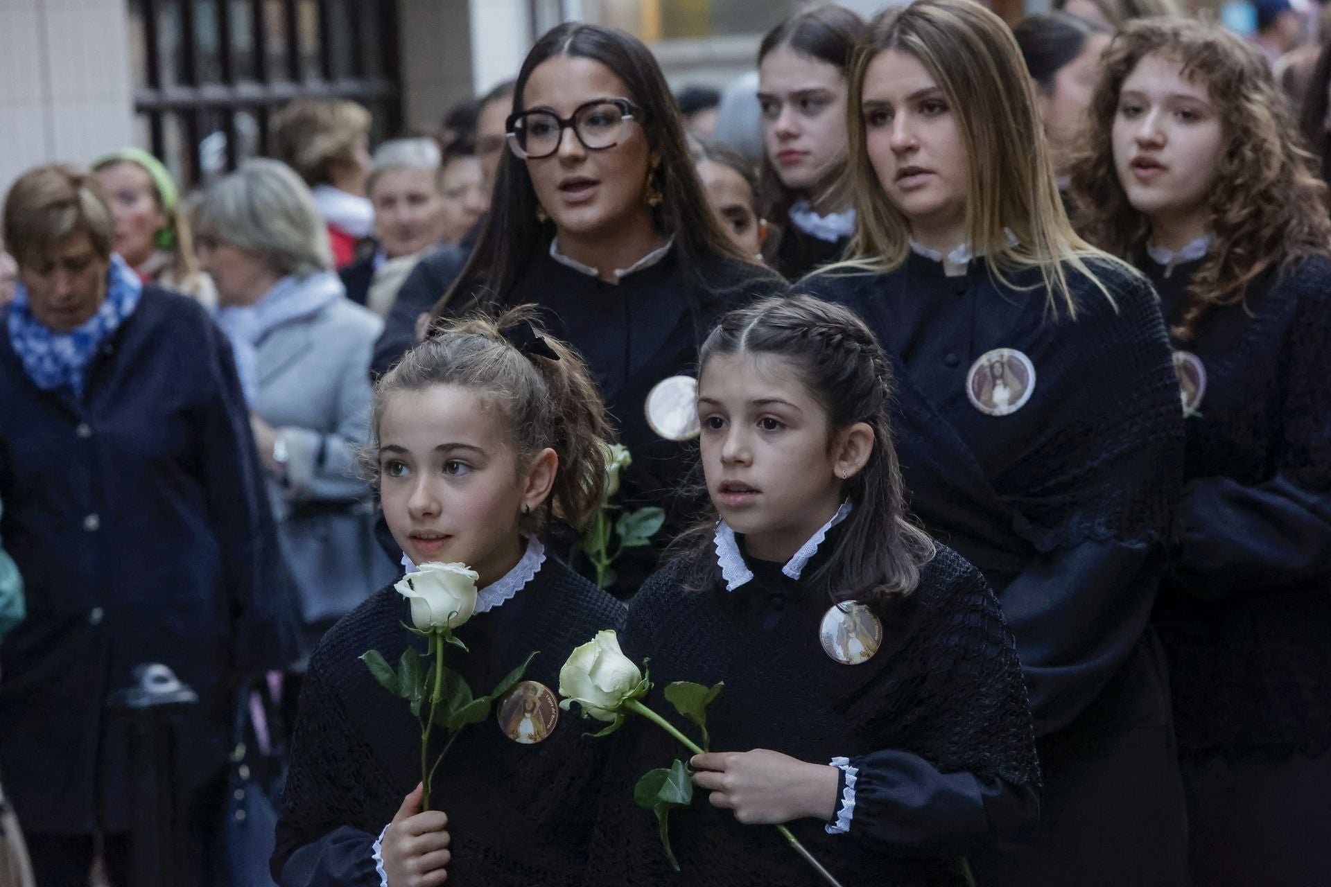 Procesión de la Virgen del Rosario en Candás