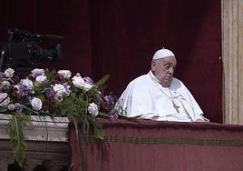 El Papa Francisco, en una sus últimas fotografías, captada ayer en San Pedro.