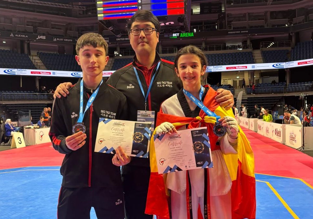 La asturiana Iris Cabello, subcampeona de Europa de Taekwondo