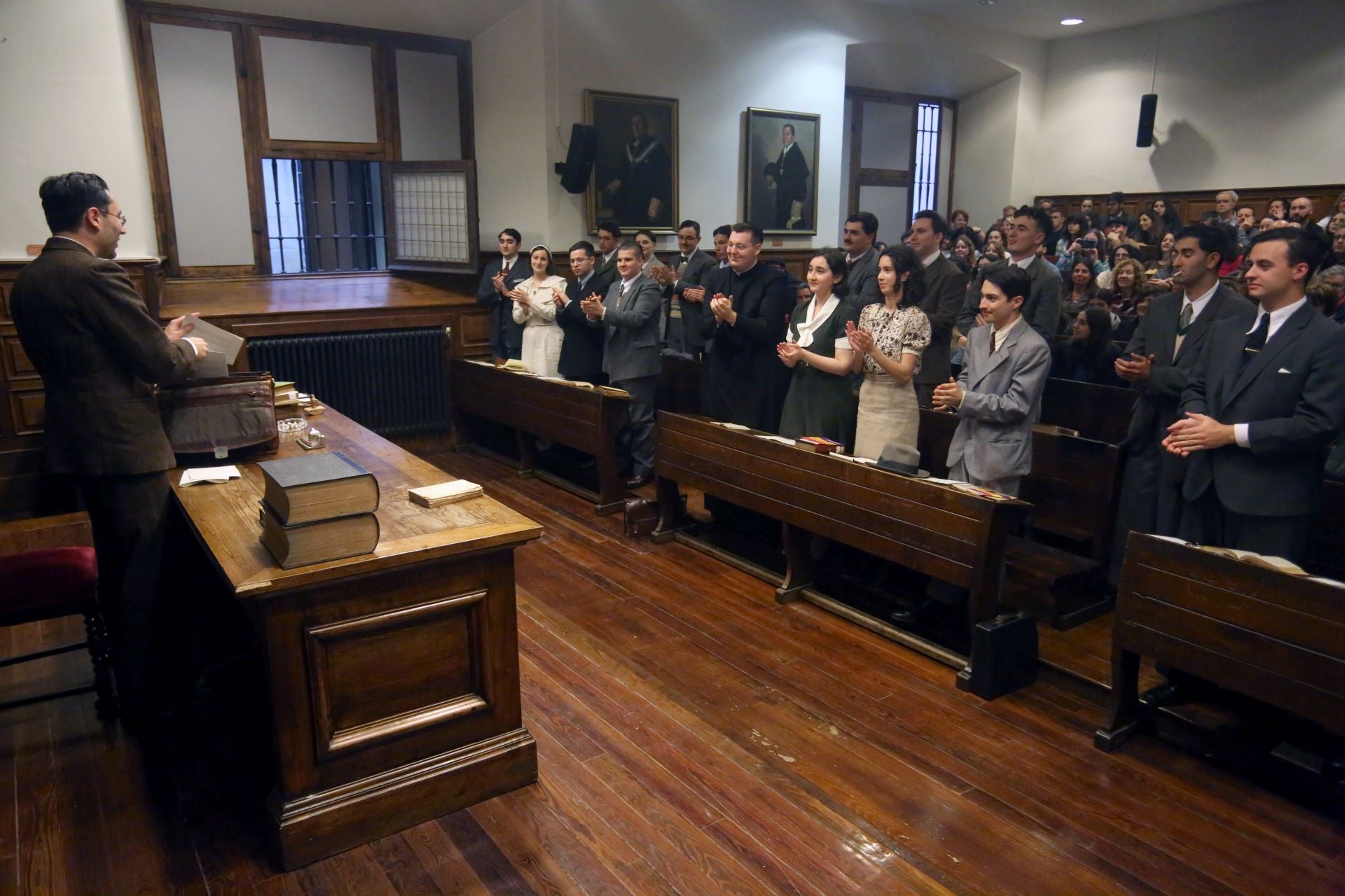 La Universidad de Oviedo recrea la vida académica de 1934