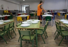 Comedor de un colegio público.