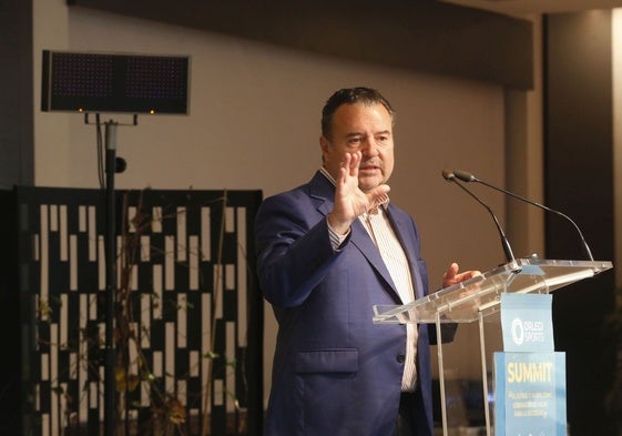 Alfonso Villalva, durante un acto el año pasado en Gijón.