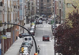 La calle Cienfuegos de Gijón.
