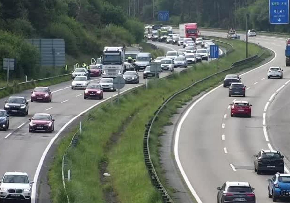 Retenciones en la autopista 'Y'.