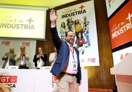 El secretario general de UGT FICA Asturias, Jenaro Martínez Paramio.