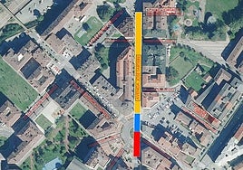 Esquema de las restricciones facilitada por el Ayuntamiento de Siero.