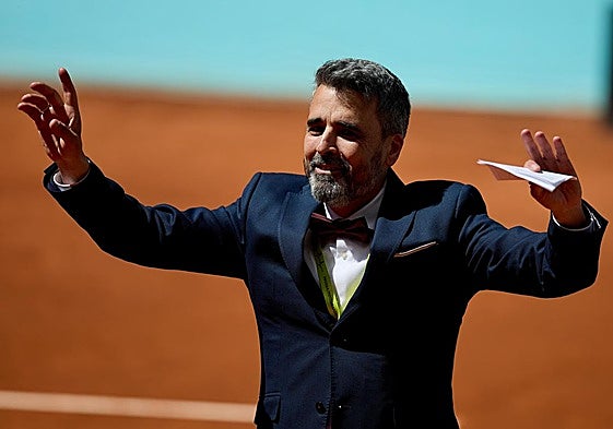 Antuá Rosas, en una presentación del último Mutua Madrid Open.