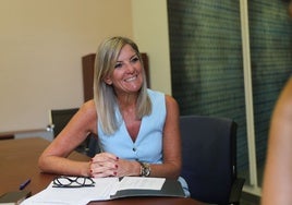 Graciela Blanco, en una entrevista en su etapa de viceconsejera de Turismo.
