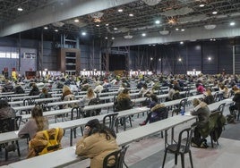 Un examen celebrado en el recinto Luis Adaro.