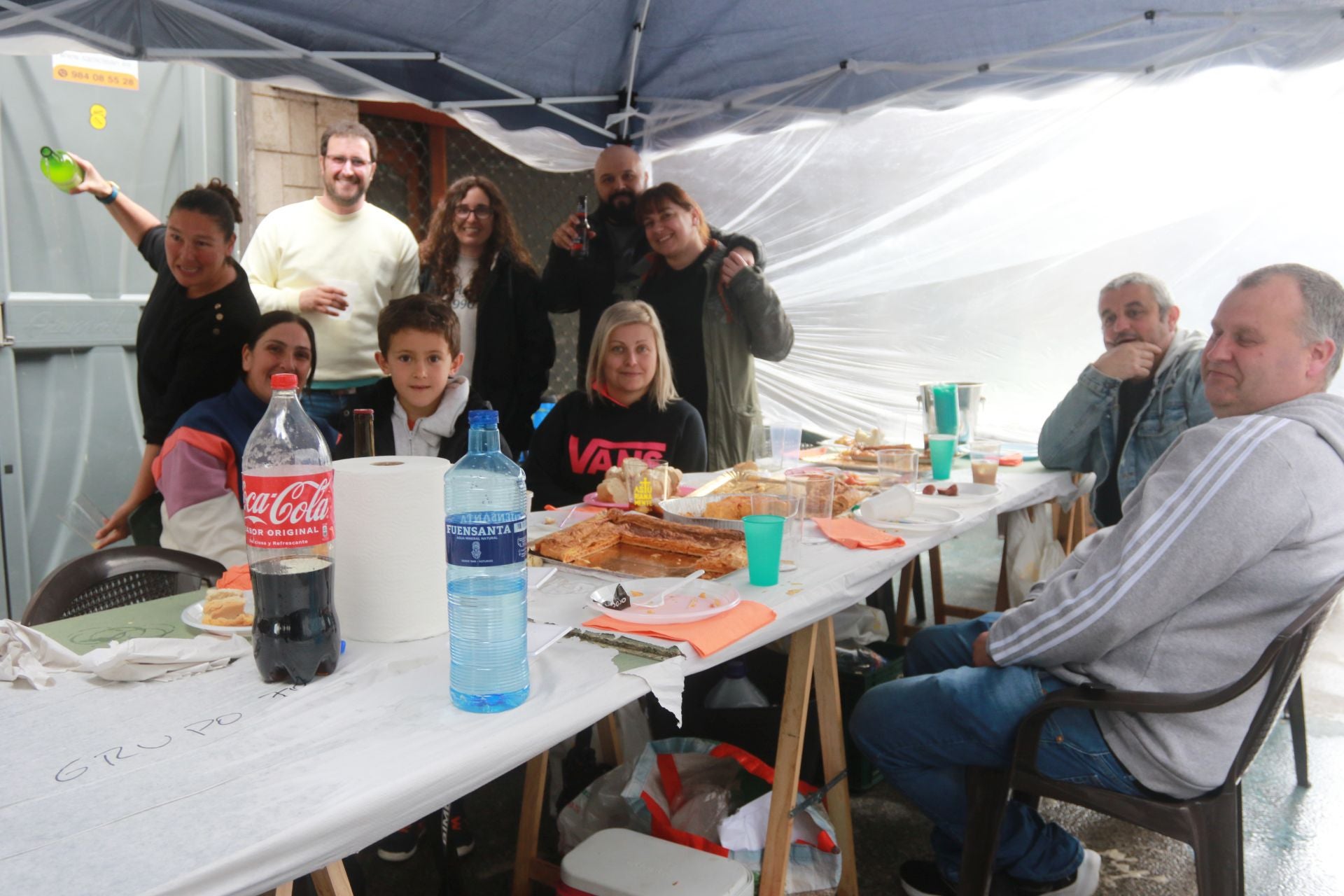 Comida en la calle en Pola de Laviana