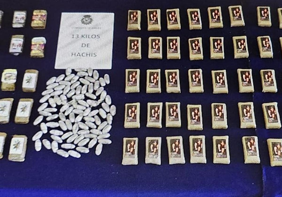 Detenido en Avilés el cabecilla de una red de narcotráfico en Asturias: decomisados 13 kilos de hachís y 19 gramos de marihuana