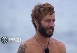 Pelayo Díaz, durante el puente de las emociones en 'Supervivientes2025'.