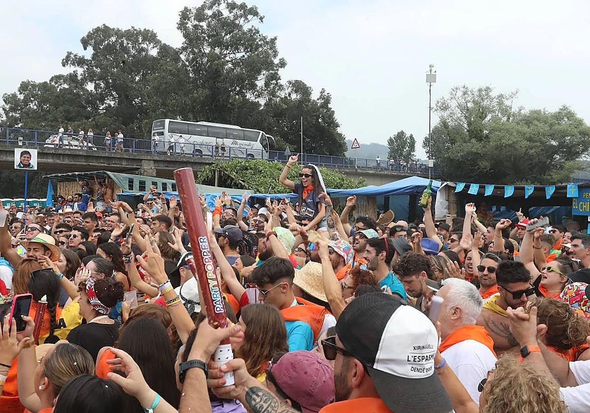 Multitudinario Xiringüelo en la edición pasada.