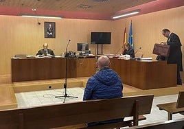 I. F. A., durante el juicio de lo Penal 1 de Gijón.