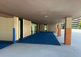 El patio de la escuela infantil de La Florida tras fianalizar las obras.