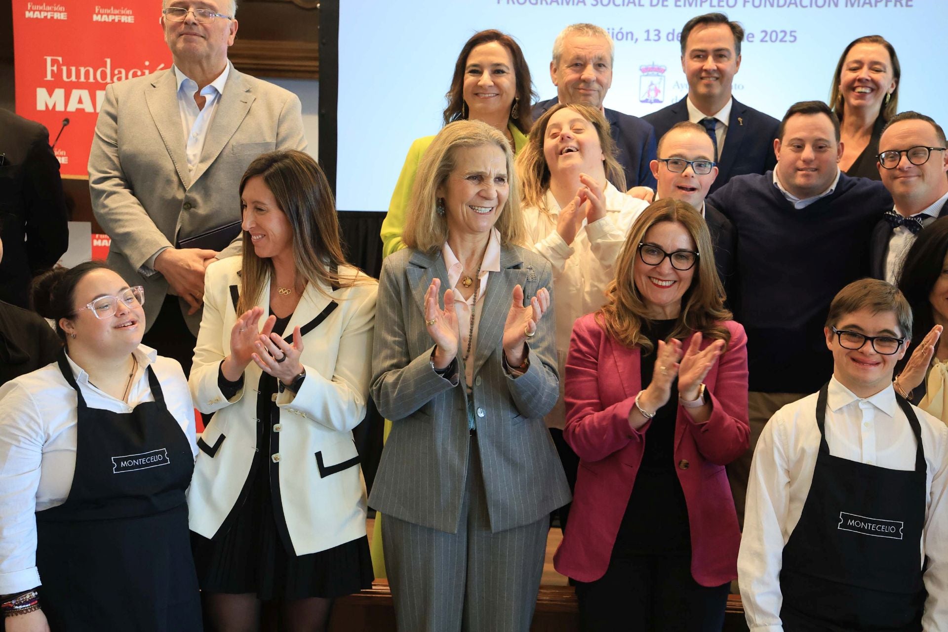 La Infanta Elena preside en Gijón la entrega de los premios de Fundación Mapfre