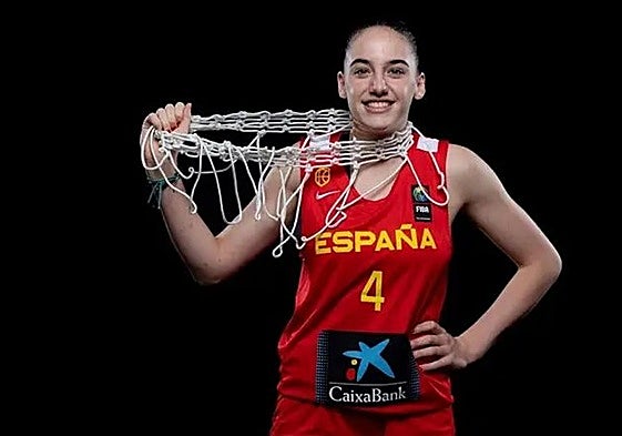 La jugadora asturiana Iyana Martín.