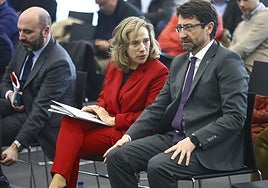 Belarmina Diaz y Enrique Fernández, quienes en 2019 eran directora general y consejero.