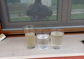 Comparativas del estado del agua del grifo de Espiniella.