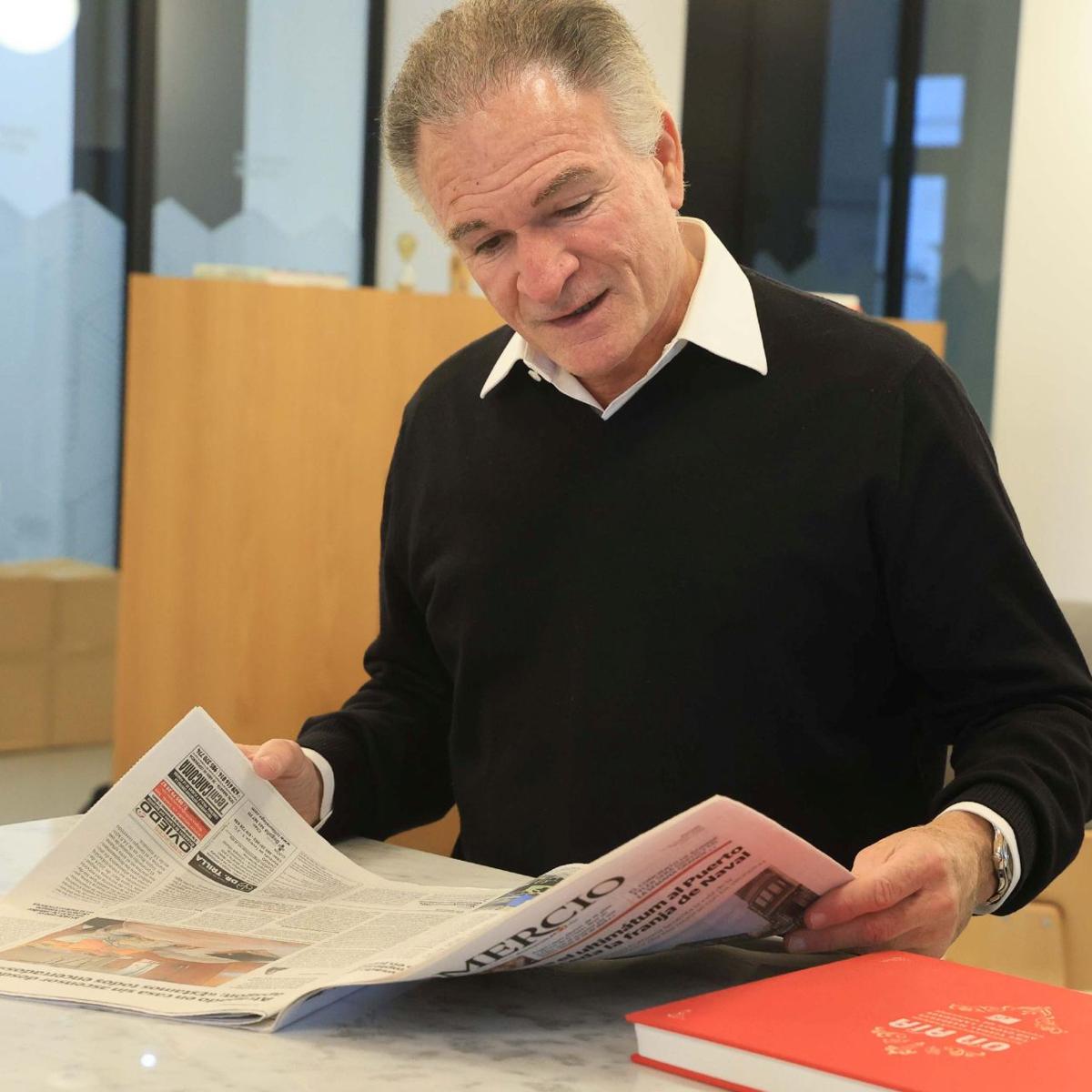 El empresario Dionisio Gutiérrez, en la sede de EL COMERCIO.