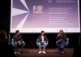 El festival arrancó con una charla con el director Hugo de la Riva.