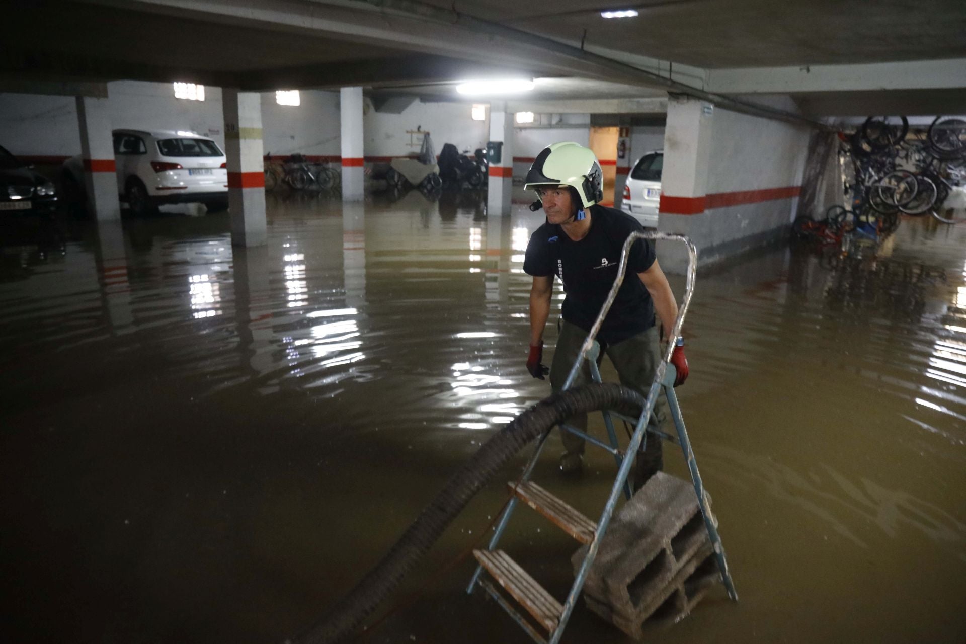 Los estragos de la intensa lluvia caída en Asturias