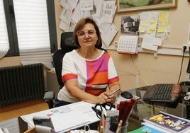 Cristina Lejarza, en su despacho.