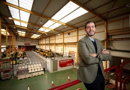 Pedro Luis Fernández, en las instalaciones de GAM.