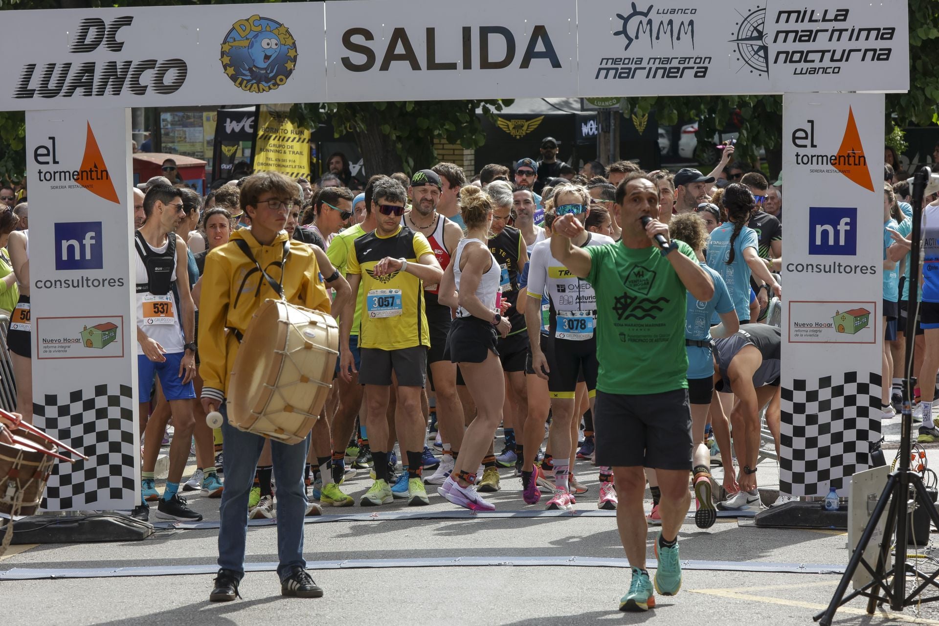 La Media Maratón Marinera de Luanco, en imágenes