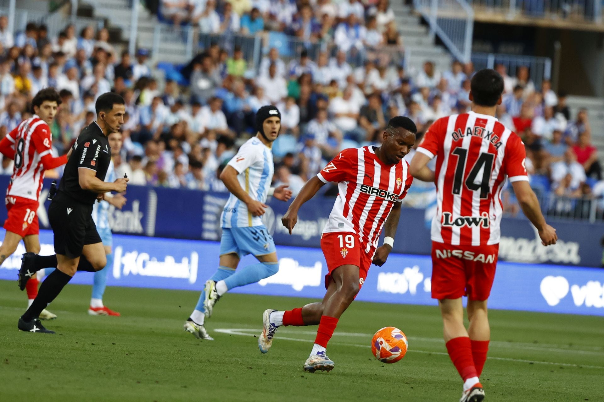 Las mejores imágenes del Málaga (2-1) Sporting de Gijón