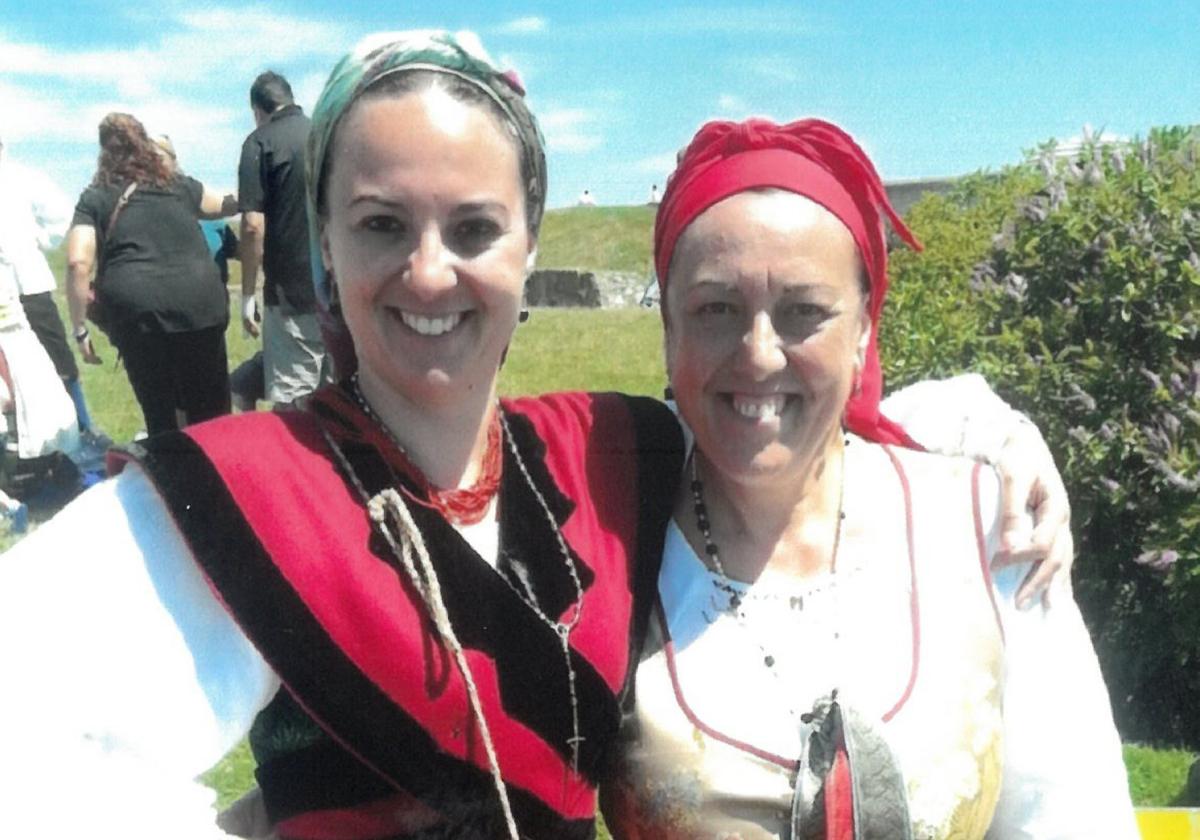 Susi Piñera y Marina Alegría, su madre, en una foto reciente.