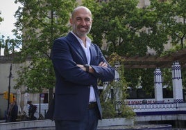 Óliver Suárez, en Los Campinos de Begoña.