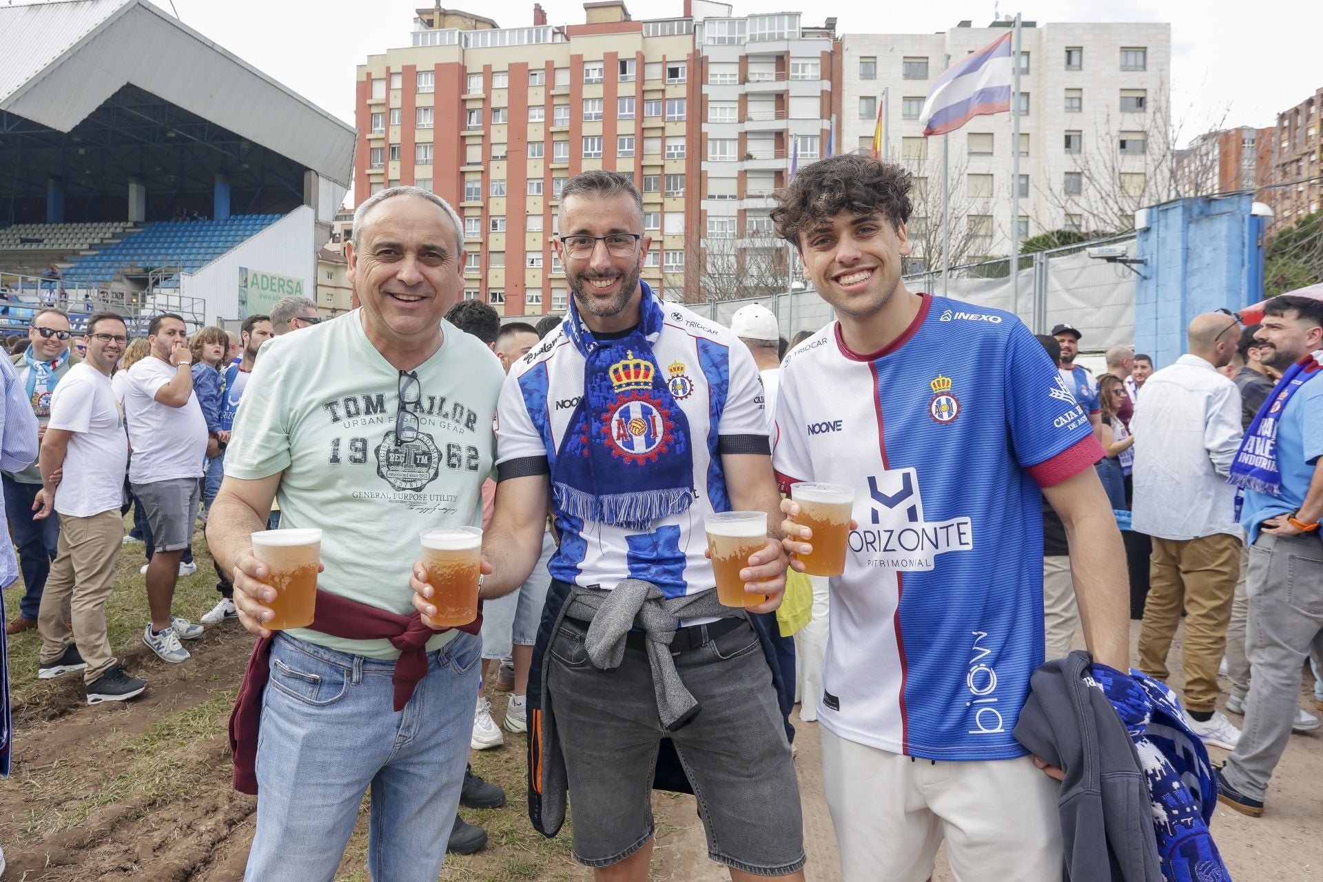 José Manuel, Javier y Sergio. 