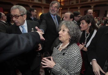 Homenaje que los compañeros de Belén del Valle le hicieron por su jubilación en 2013.