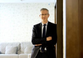 Pablo Hernández de Cos, en Oviedo