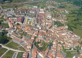 Vista aérea de Villaviciosa.